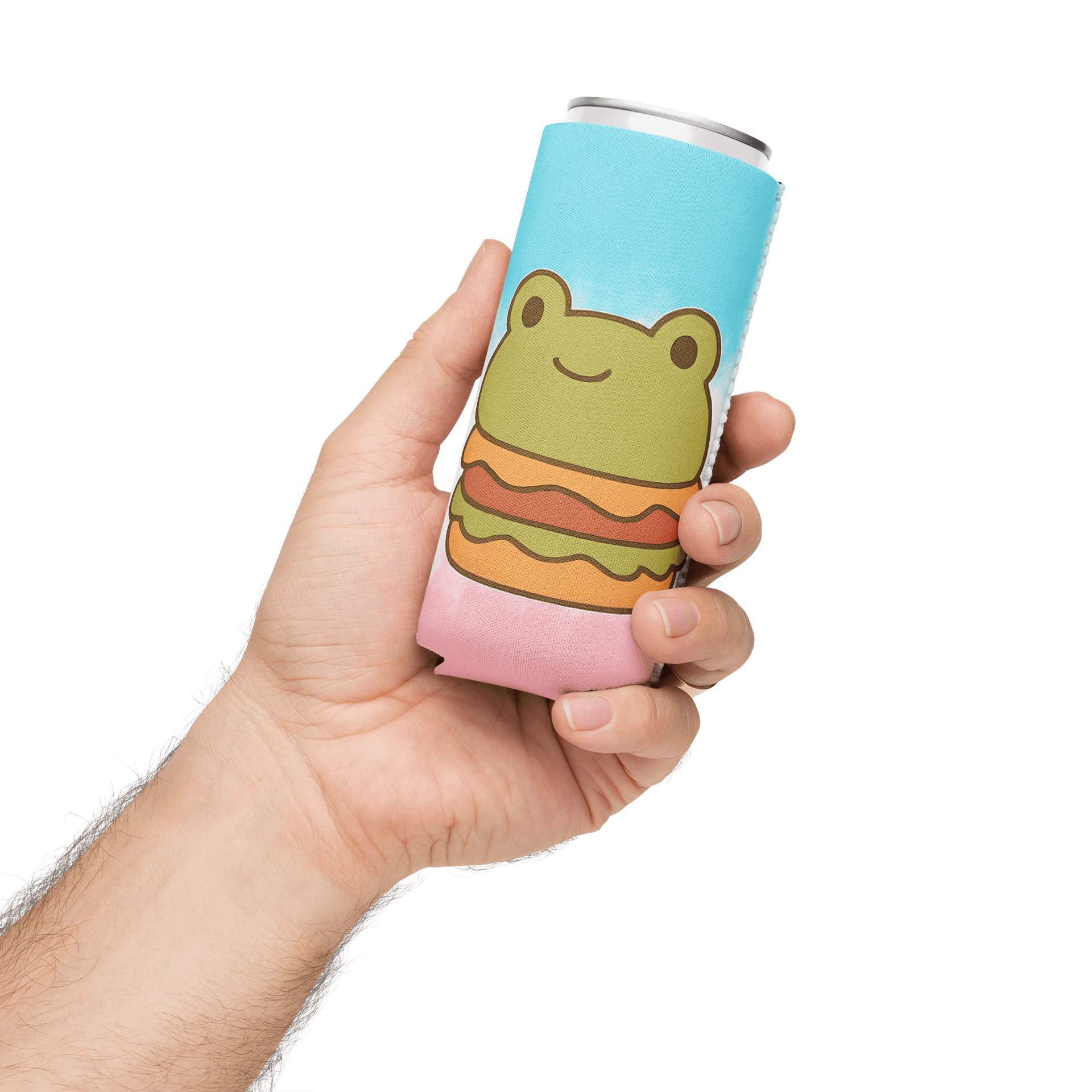 Frogburger Coozie Can Cooler 🐸🍔 product image (4)