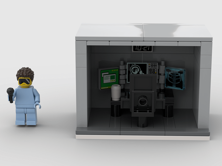 Radiology Reading Room MOC Instructions (90 pieces) + 4K Images (DIGITAL PRODUCT) product image (3)