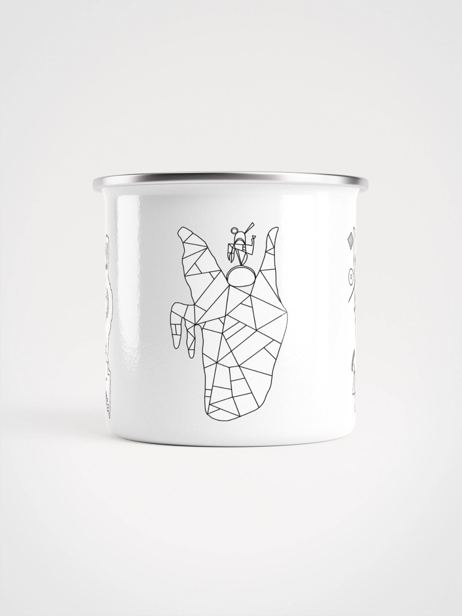 Color-Your-Own Kandinsky Enamel Mug product image (2)