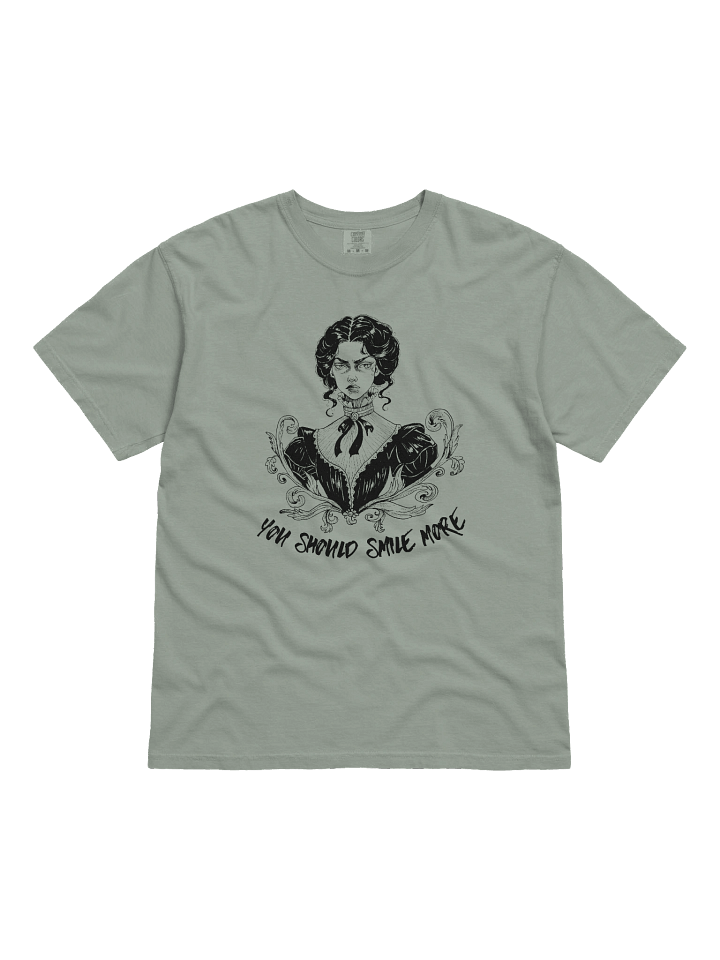 "SMILE MORE" Comfort Color T-Shirt (Design #3) product image (1)