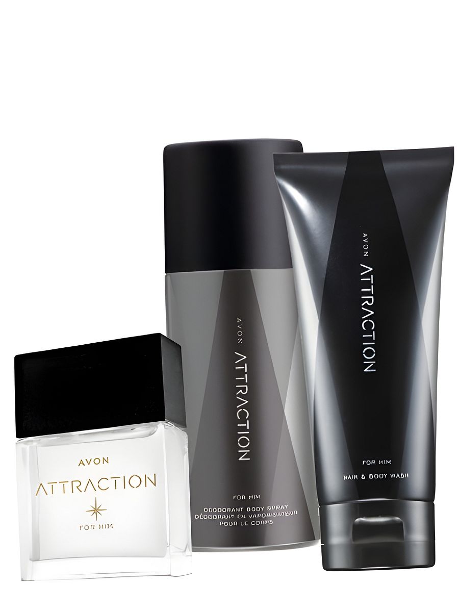 Attraction for Him Eau de Toilette, Body Spray, Hair & Body Wash product image (1)