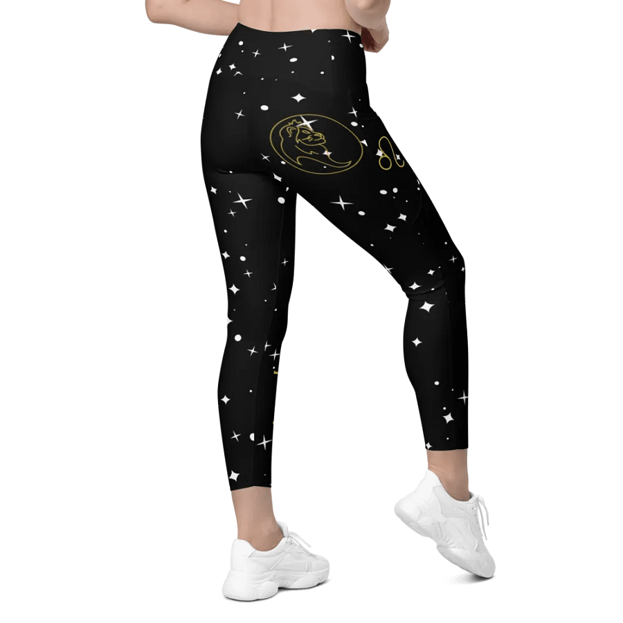 Stellar Leo Crossover Leggings with Pockets product image (9)