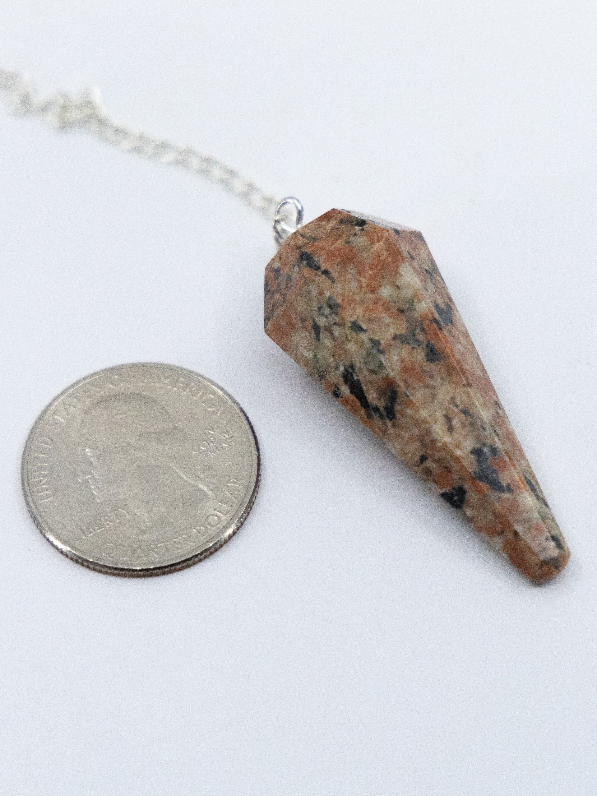 Unakite Crystal Pendulum product image (2)