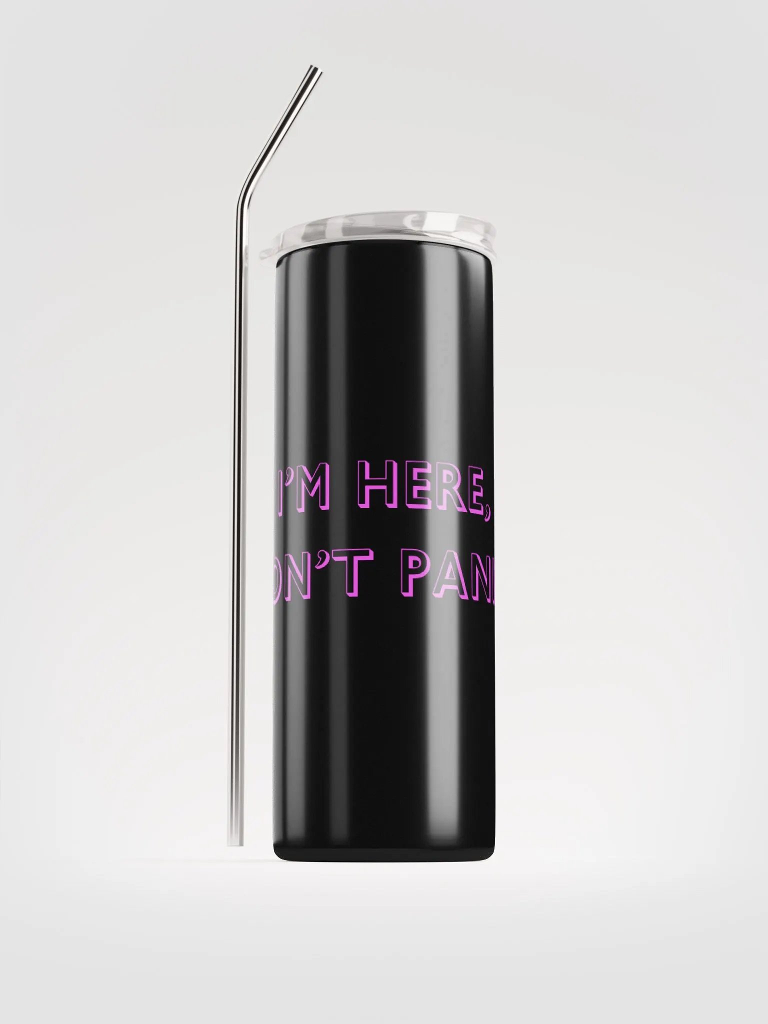 Stainless Steel Tumbler - Don't panic! product image (1)