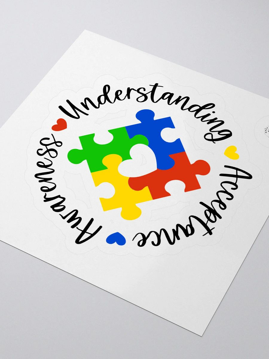 Colorful Puzzle Pieces Kiss Cut Stickers Set product image (3)