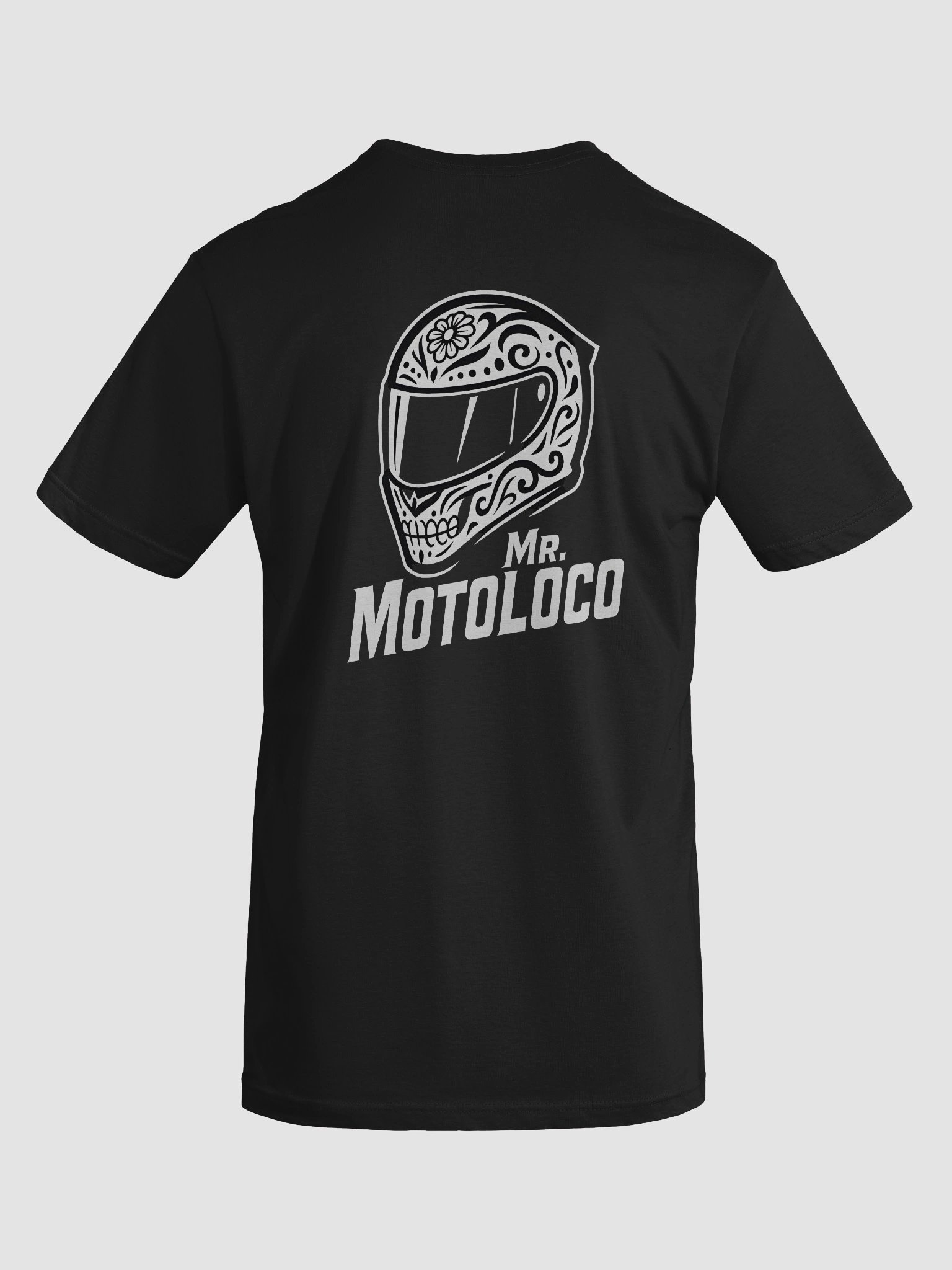 Mr. MotoLoco "SkullLid" Outline Tee product image (76)
