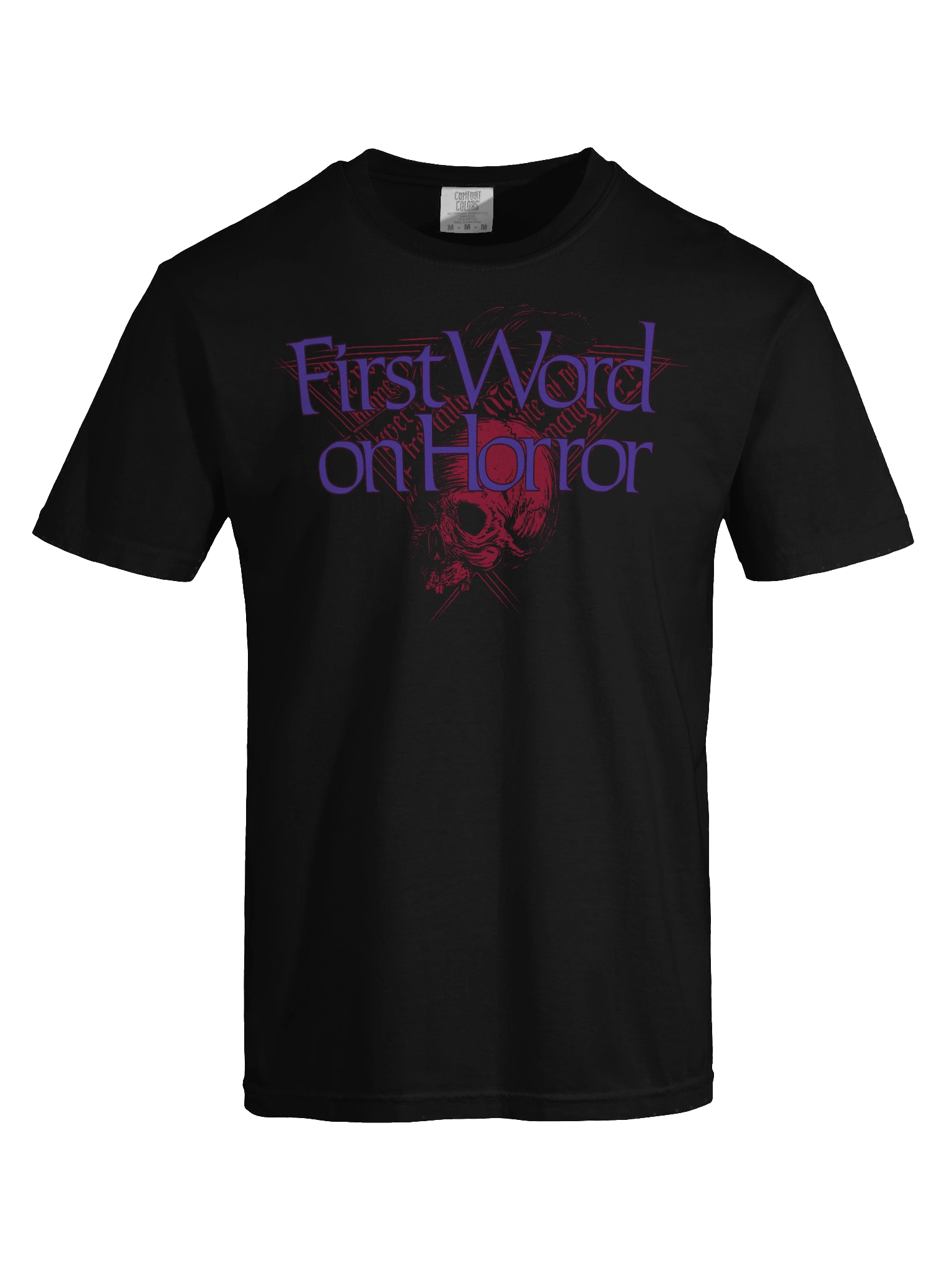 First Word On Horror Logo Tee - Purple product image (5)