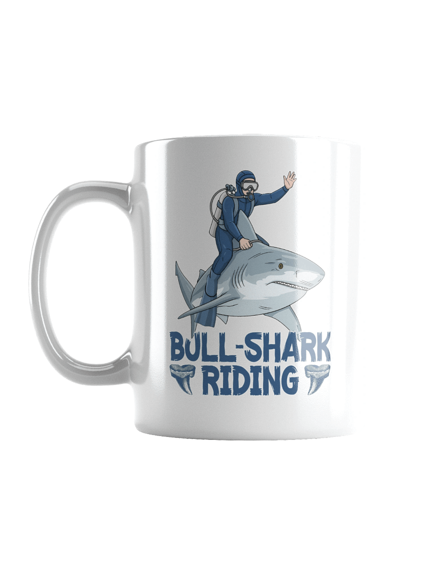 Bull Shark Riding Mug product image (1)