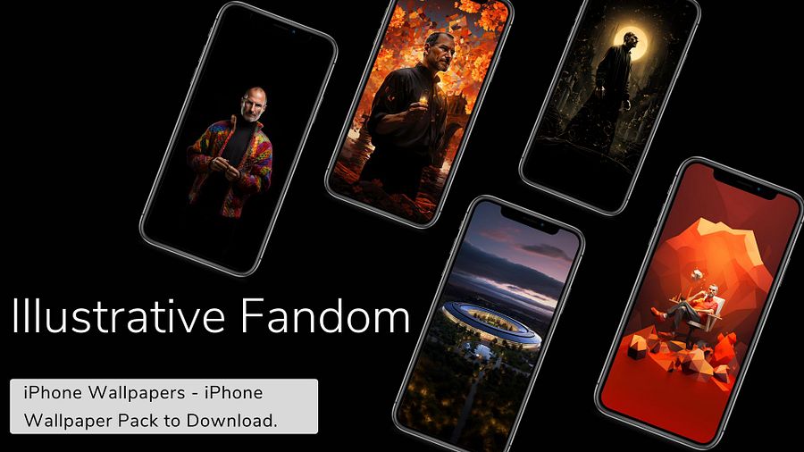 Illustrative Fandom: iPhone Wallpaper Pack product image (3)