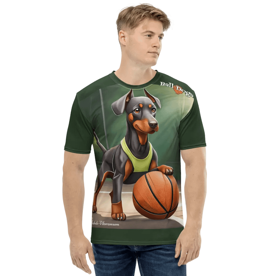 Novelty Ball Dogs All over print tee product image (1)
