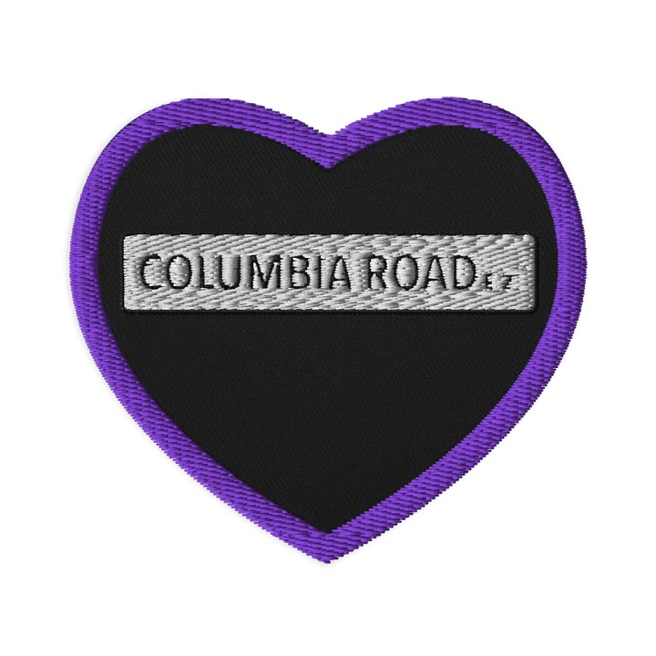 COLUMBIA ROAD E.2. Embroidered Patch (Purple/Heart) product image (1)