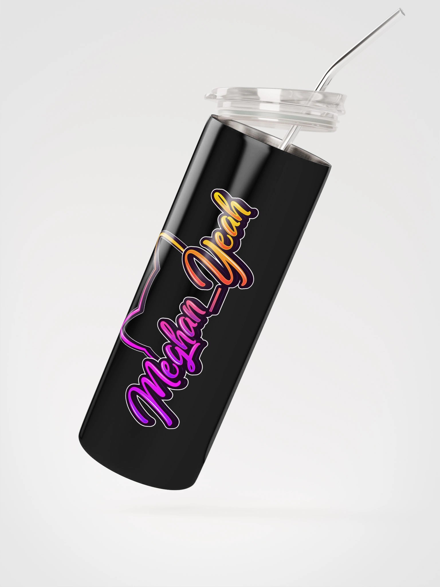 Meghan Yeah Stainless Steel Tumbler (Black) product image (2)