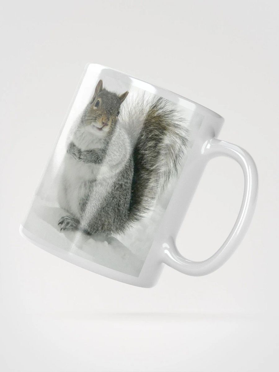 Fat Squirrel Winter Mug With "Cold Days of Winter" Poem Excerpt product image (2)