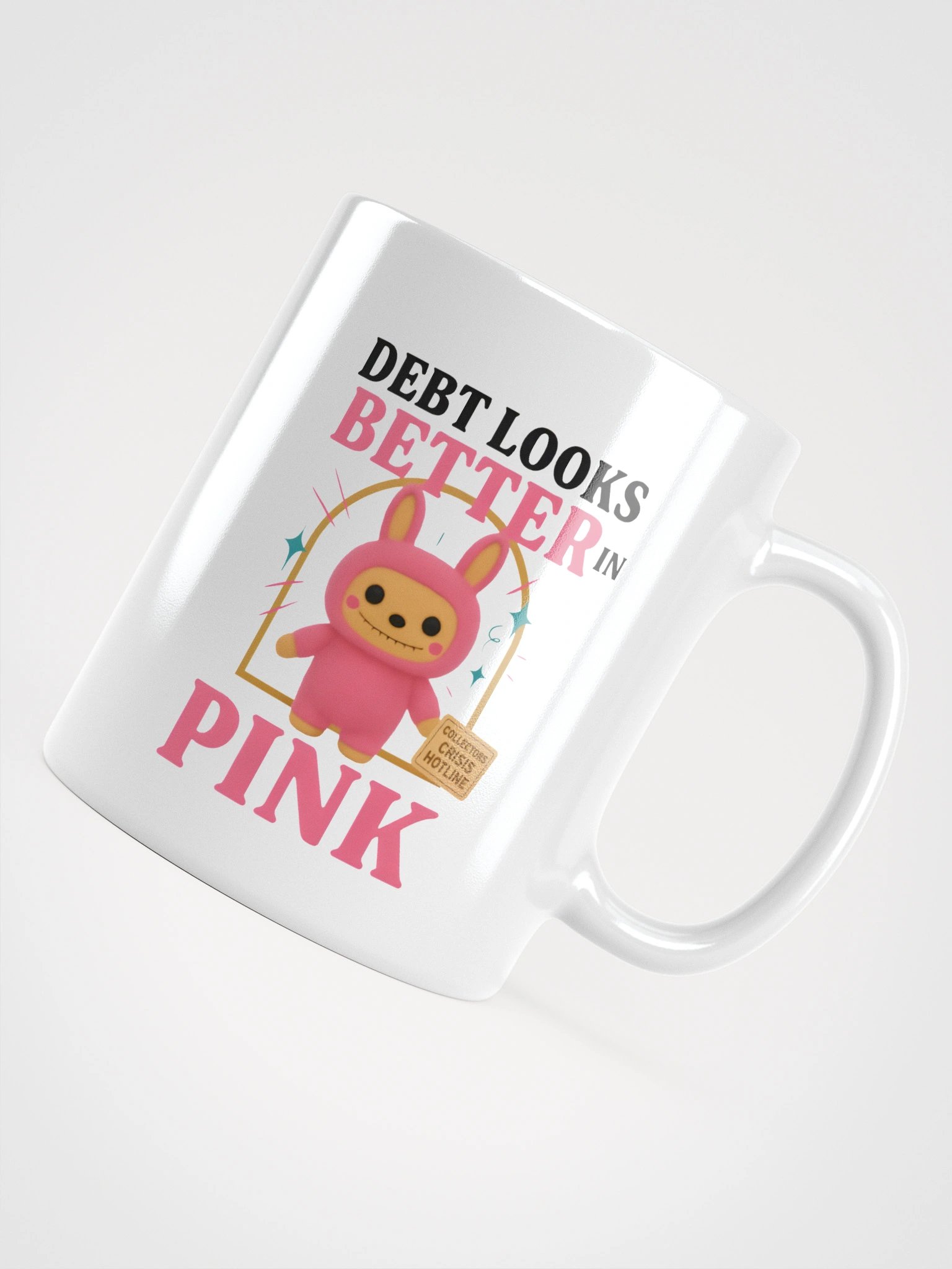 Pink Bunny Crisis Mug product image (10)