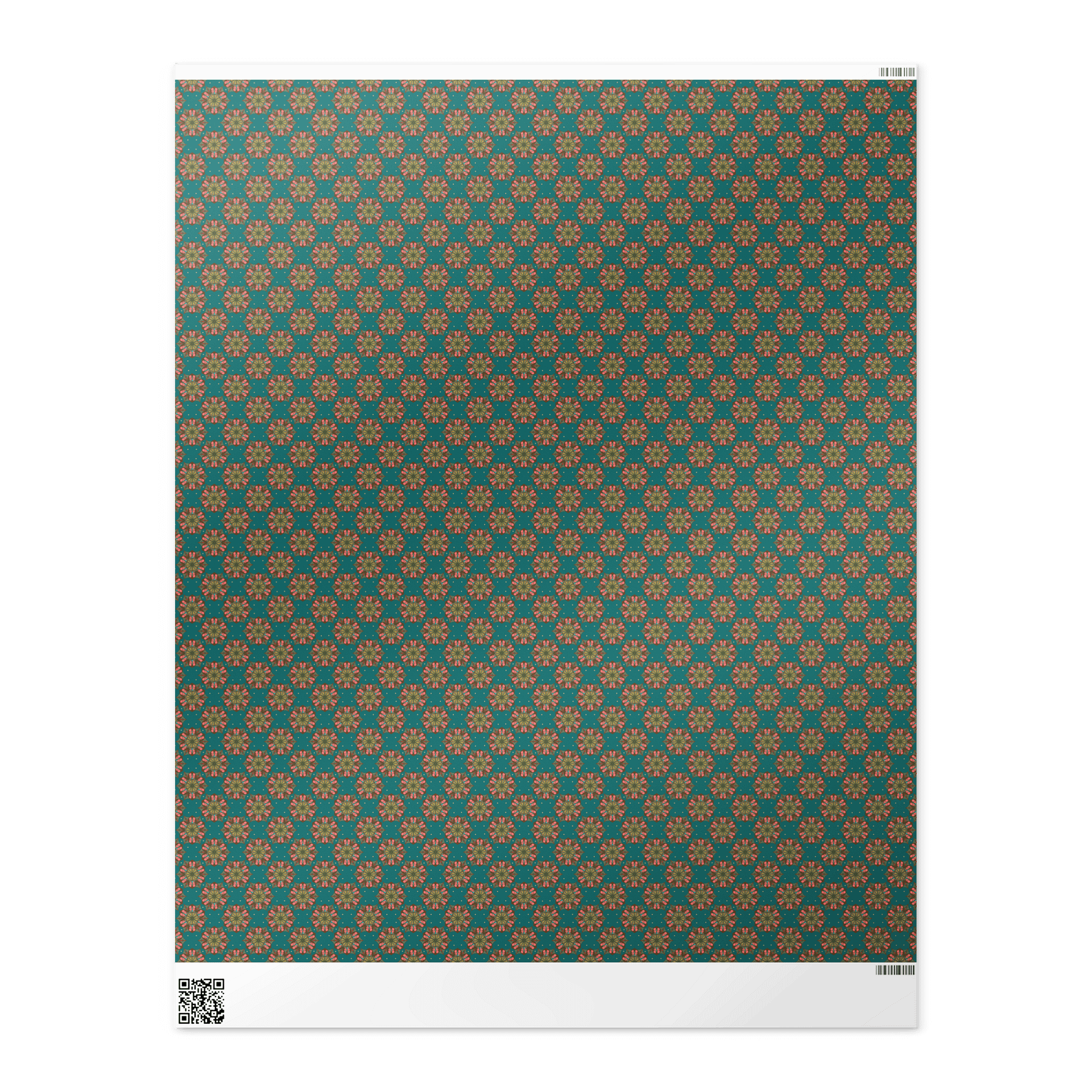Nordic Cabin Pattern – Wrapping Paper product image (2)