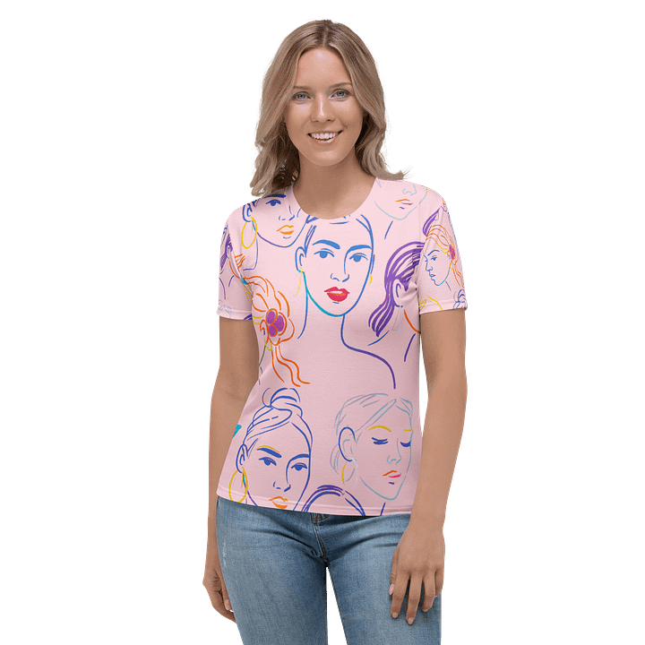 Sketch & Soul Tee (Pastel Pink) product image (1)