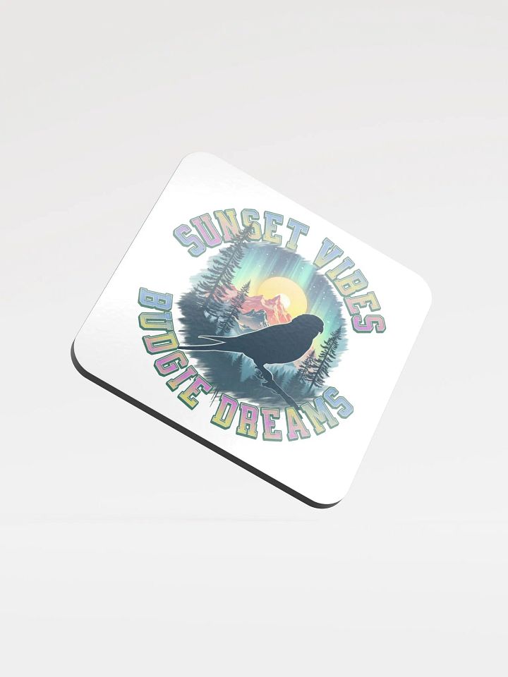 Sunset Vibes Budgie Dreams Coaster Set product image (2)