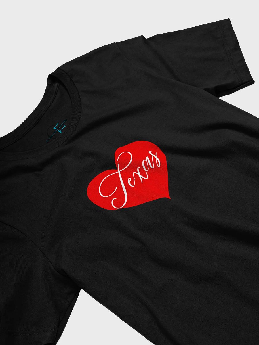 ❤️ Texas Love Script T-Shirt | Bella+Canvas Unisex Tee | Heartfelt Design for True Texans product image (3)
