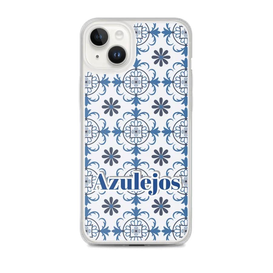Azulejos-Inspired MagSafe® Clear iPhone® Case product image (1)