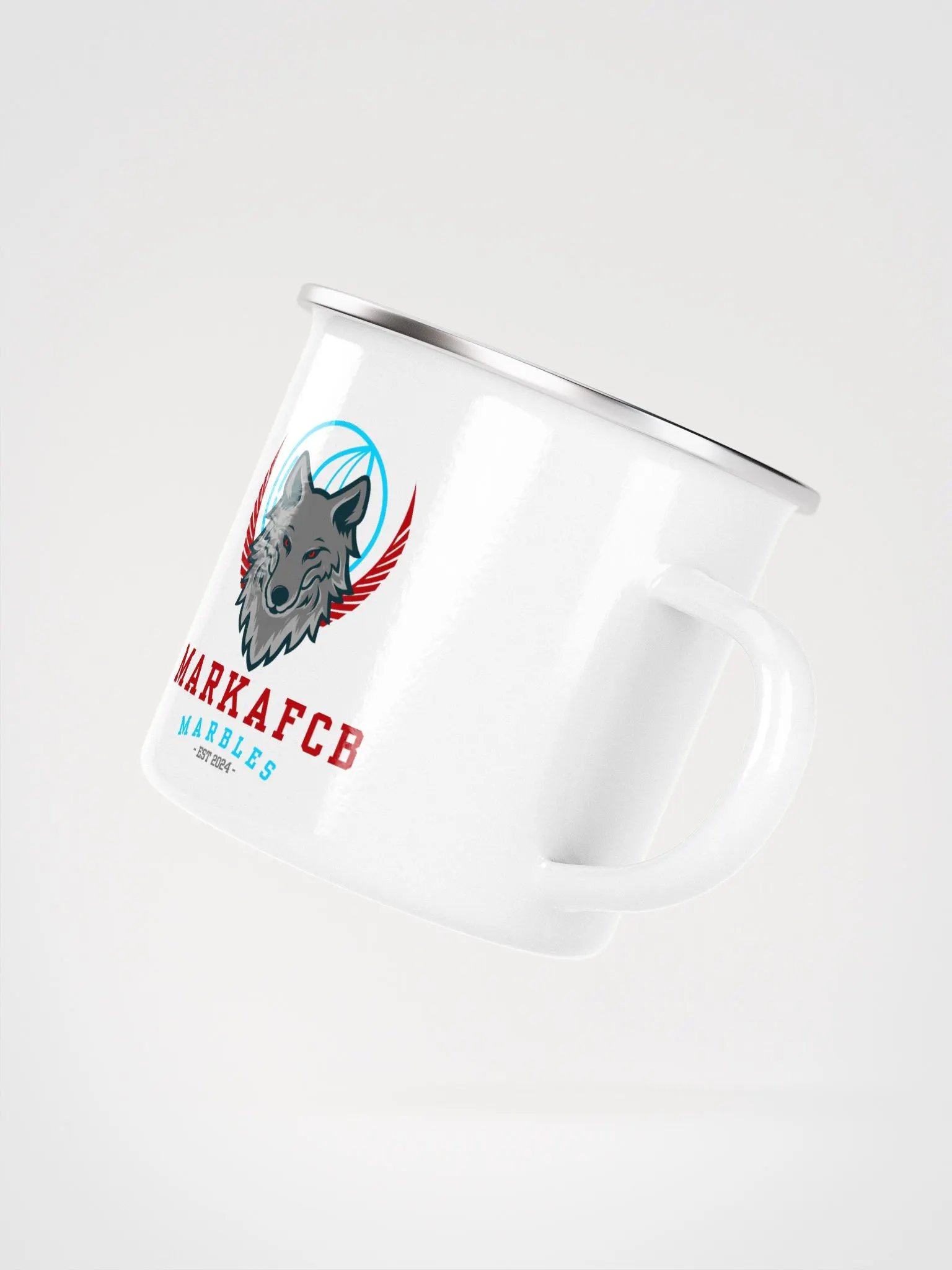 Logo & Character Enamel Mug product image (3)