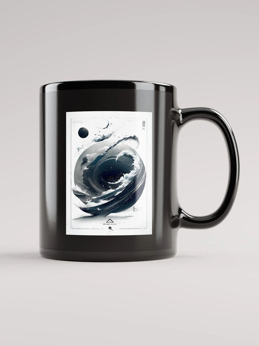Geometric abstract art in Japanese style (front & back) product image (1)