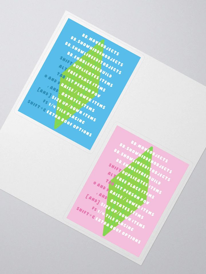 Cheat Sheet Sticker product image (2)