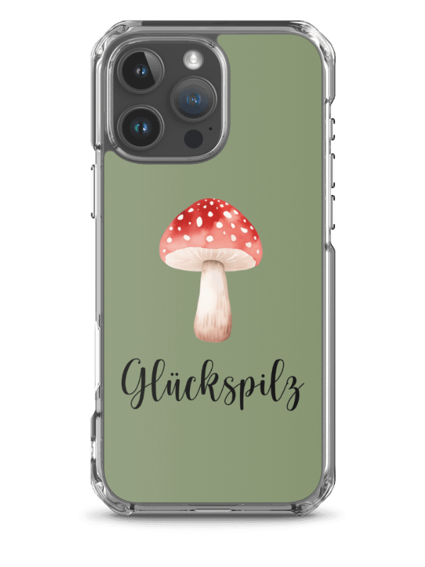 Glückspilz Lucky Mushroom iPhone Clear Case product image (1)