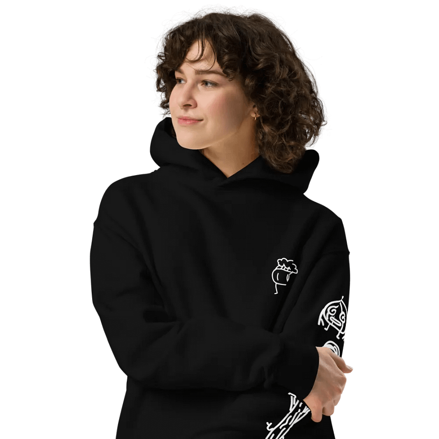 Food doodle hoodie product image (4)