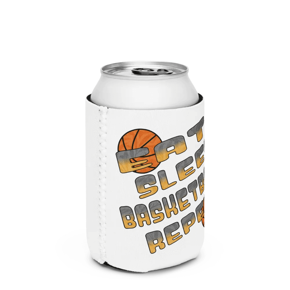 Eat Sleep Basketball Repeat Bliss Can Cooler product image (2)