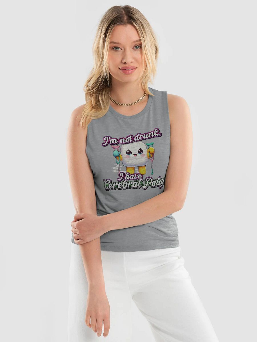 Cerebral Palsy: I'm Not Drunk Bella+Canvas Women's Flowy Muscle Tank product image (15)