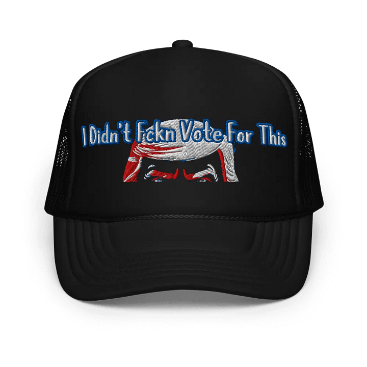 Resistor, I Didn't Fckn Vote for This w/image, NSFW Embroidered Cap product image (1)
