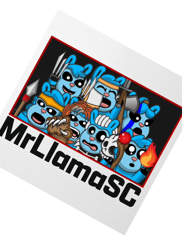 MrLlamaSC Llama Family Family Sticker product image (2)