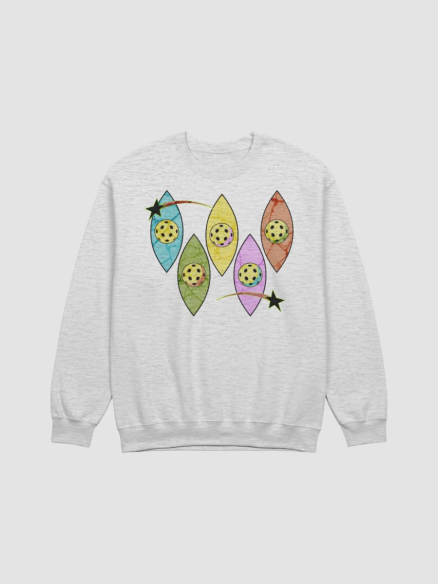 Mid Century Y2K Pickleball Marbled Crewneck Sweatshirt product image (21)