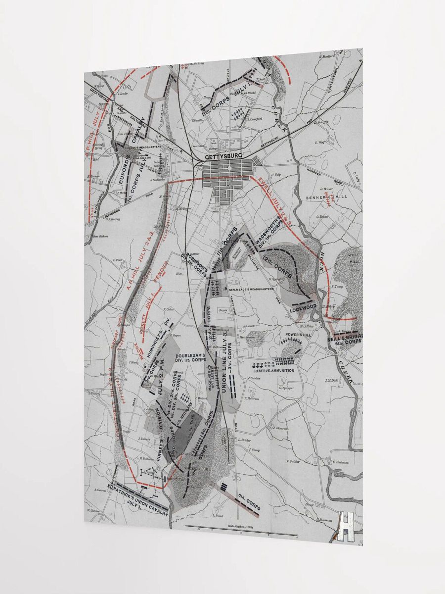 The Fish Hook (Gettysburg) - Poster product image (3)