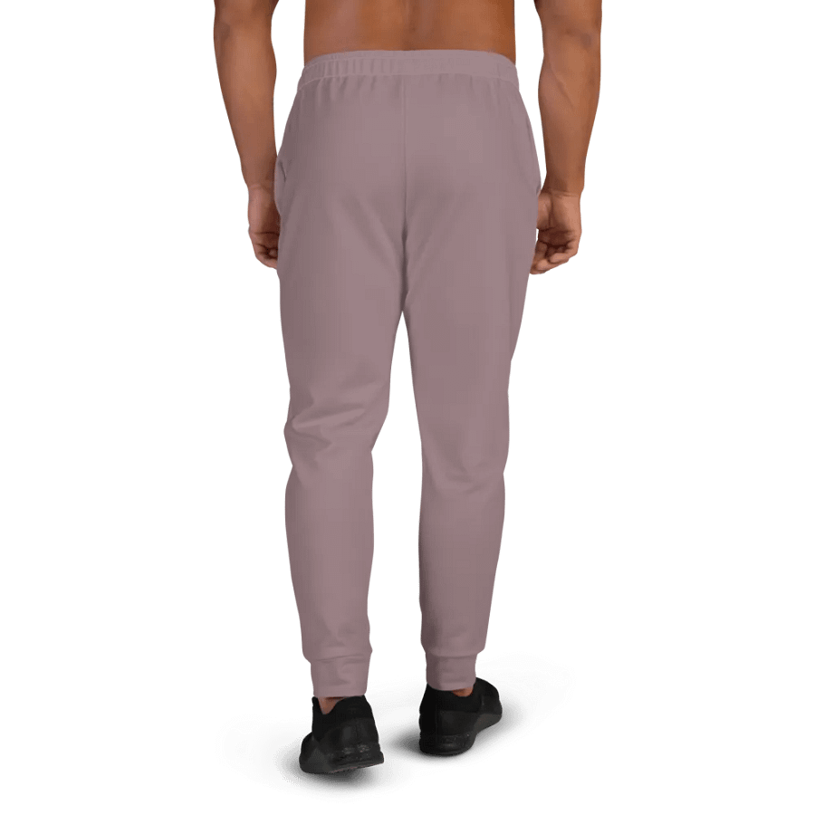 Plain Cool Purplish Brown Soft Summer Recycled Polyester Premium Men's Joggers by Treasure Pie product image (4)