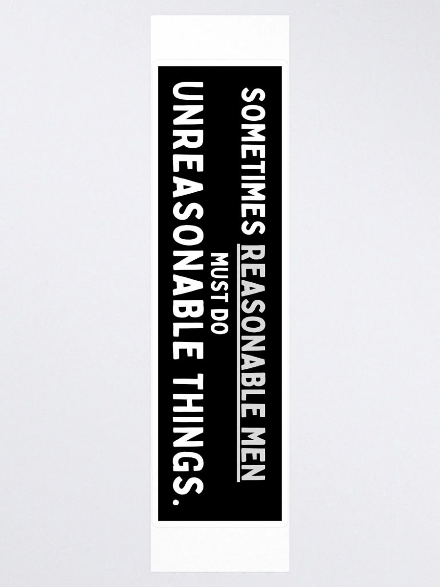 Unreasonable Things Sticker product image (3)