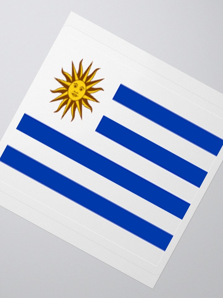 Uruguay Flag Sticker | Sun of May Design | Durable Vinyl | 3 Sizes product image (5)