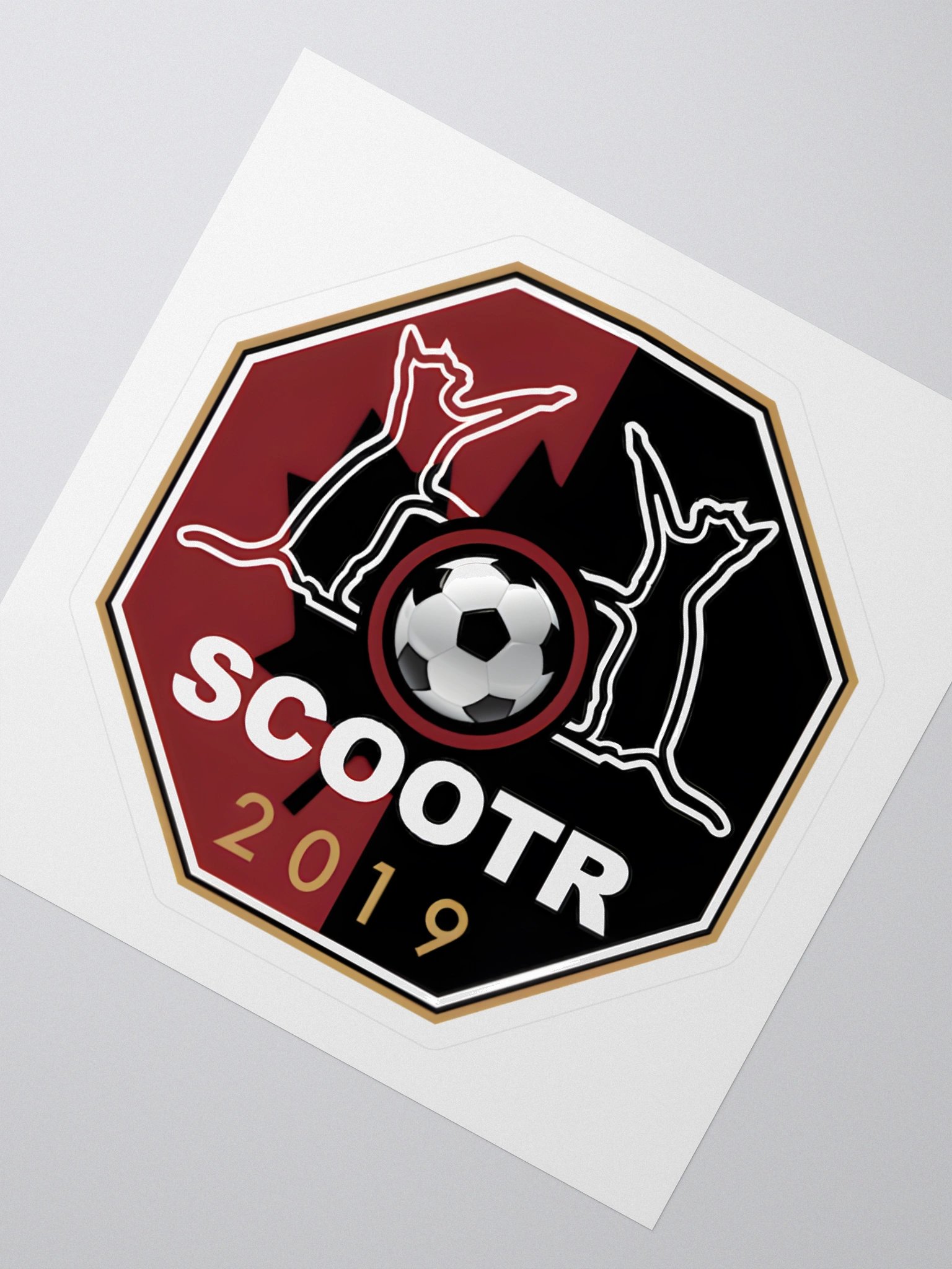 Two Cats Retro Sticker product image (2)