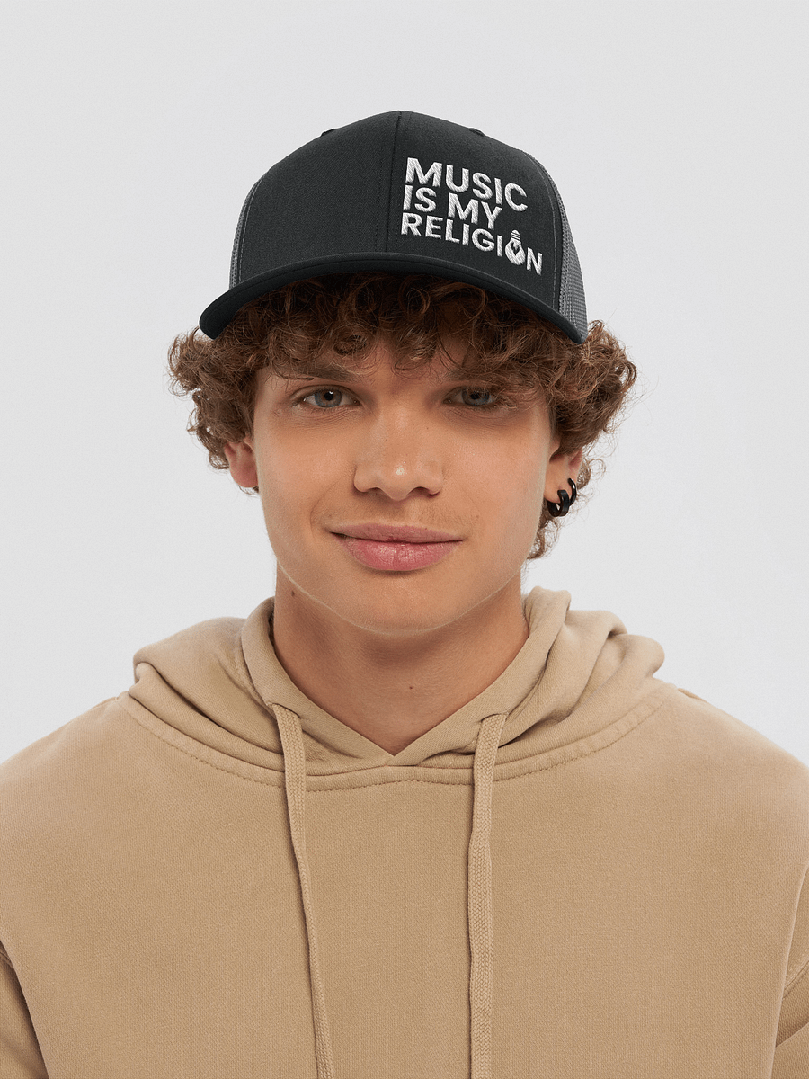 Music Is My Religion Trucker Hat product image (5)