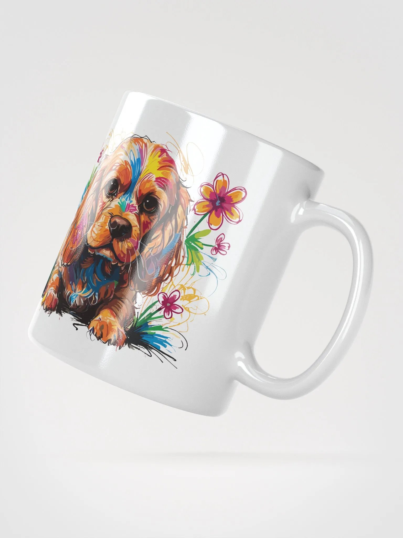 Scribbles Cocker Spaniel 7 , Mug product image (4)