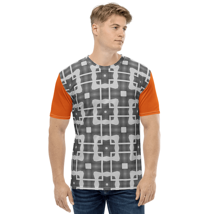 Gridlock Echo – Ember Pulse Edition Men's Tee product image (1)