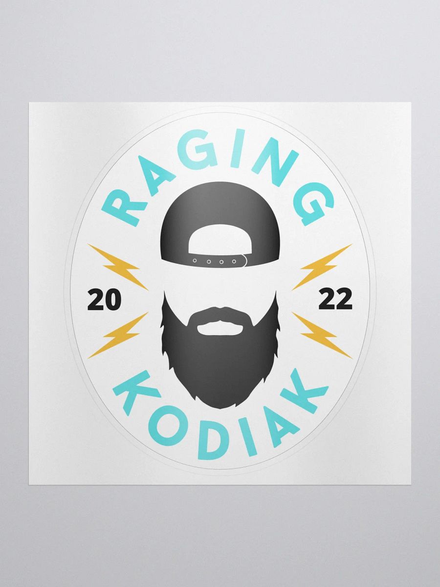 Bearded Sticker White product image (1)