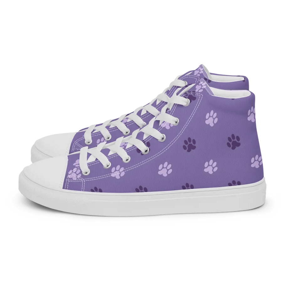 Women's Paw Print High Top Shoes product image (5)