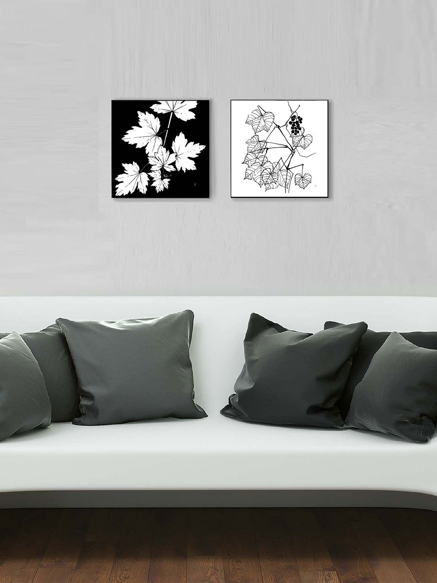 Vineyard Serenity Canvas - Fine Grape Leaves product image (5)