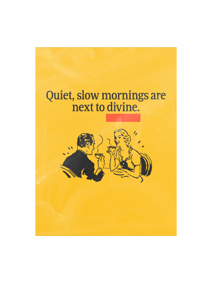 Quiet Mornings Poster Print product image (1)