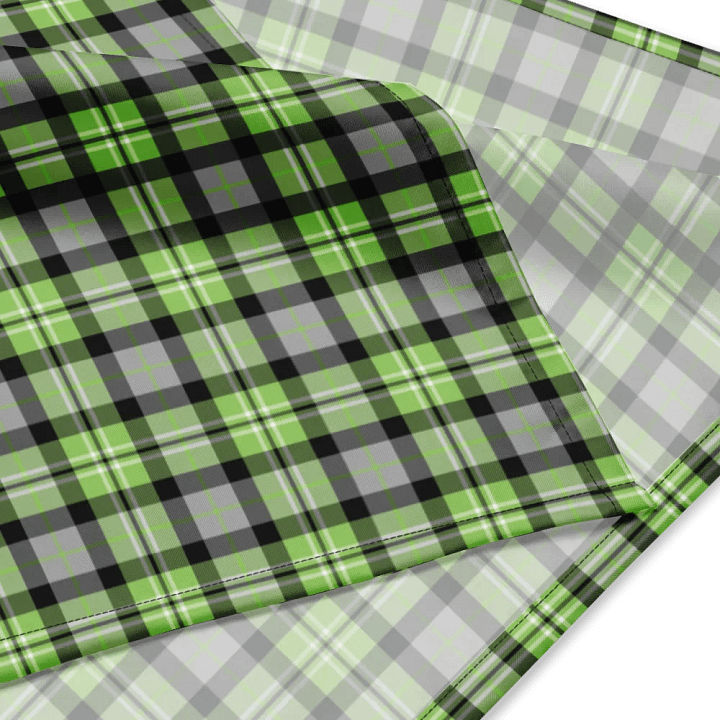 Light Green and Gray Plaid Bandana product image (2)