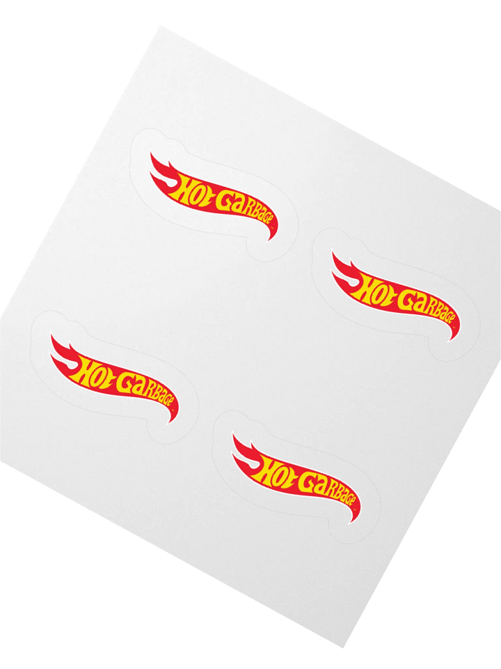 HOT GARBAGE STICKERS (4-PACK) product image (2)