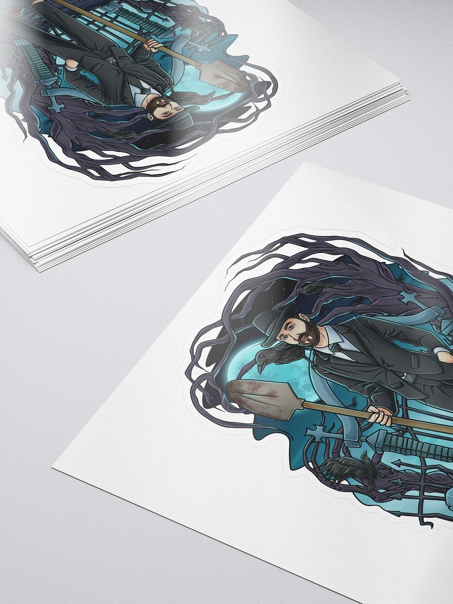 'The Graveyard' Stickers - Blue product image (5)