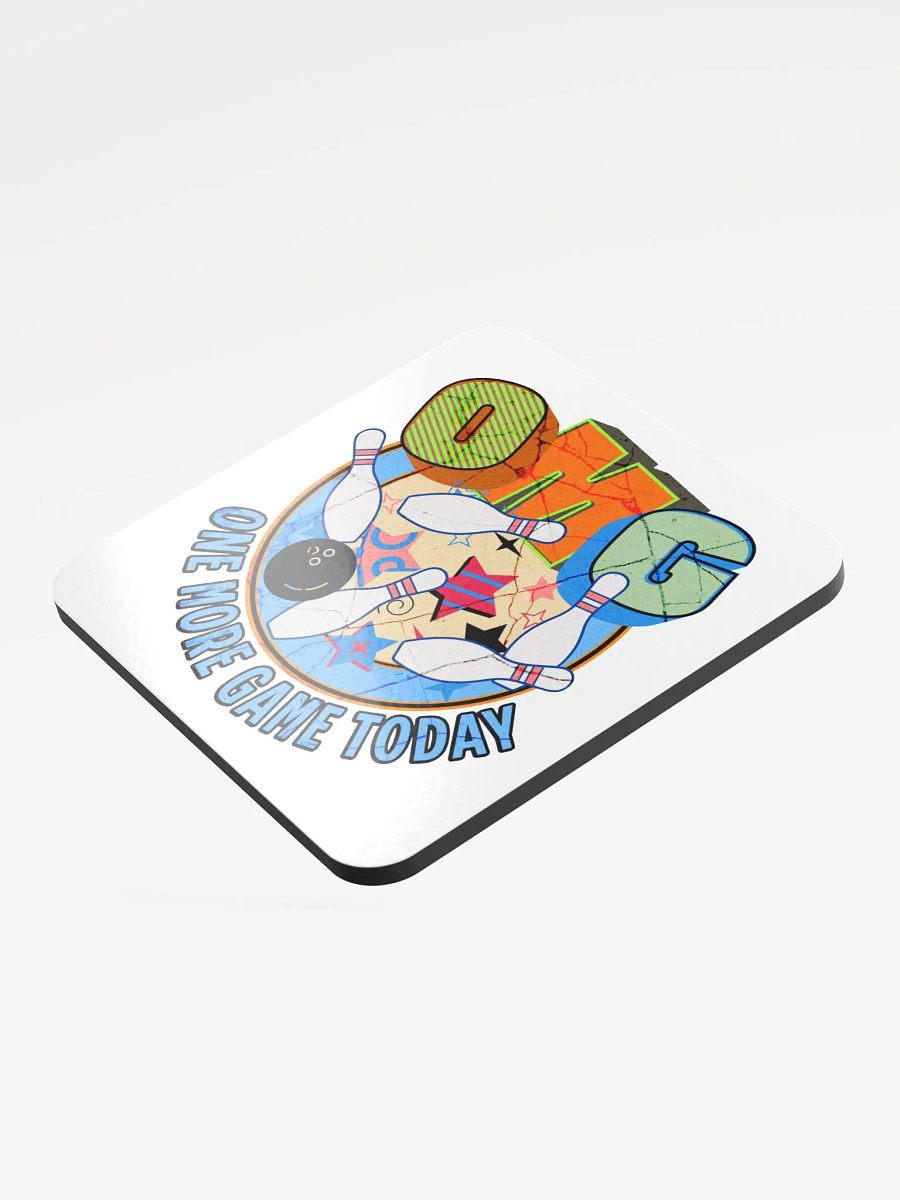 OMG One More Game Today Bowling Cork Coaster product image (4)