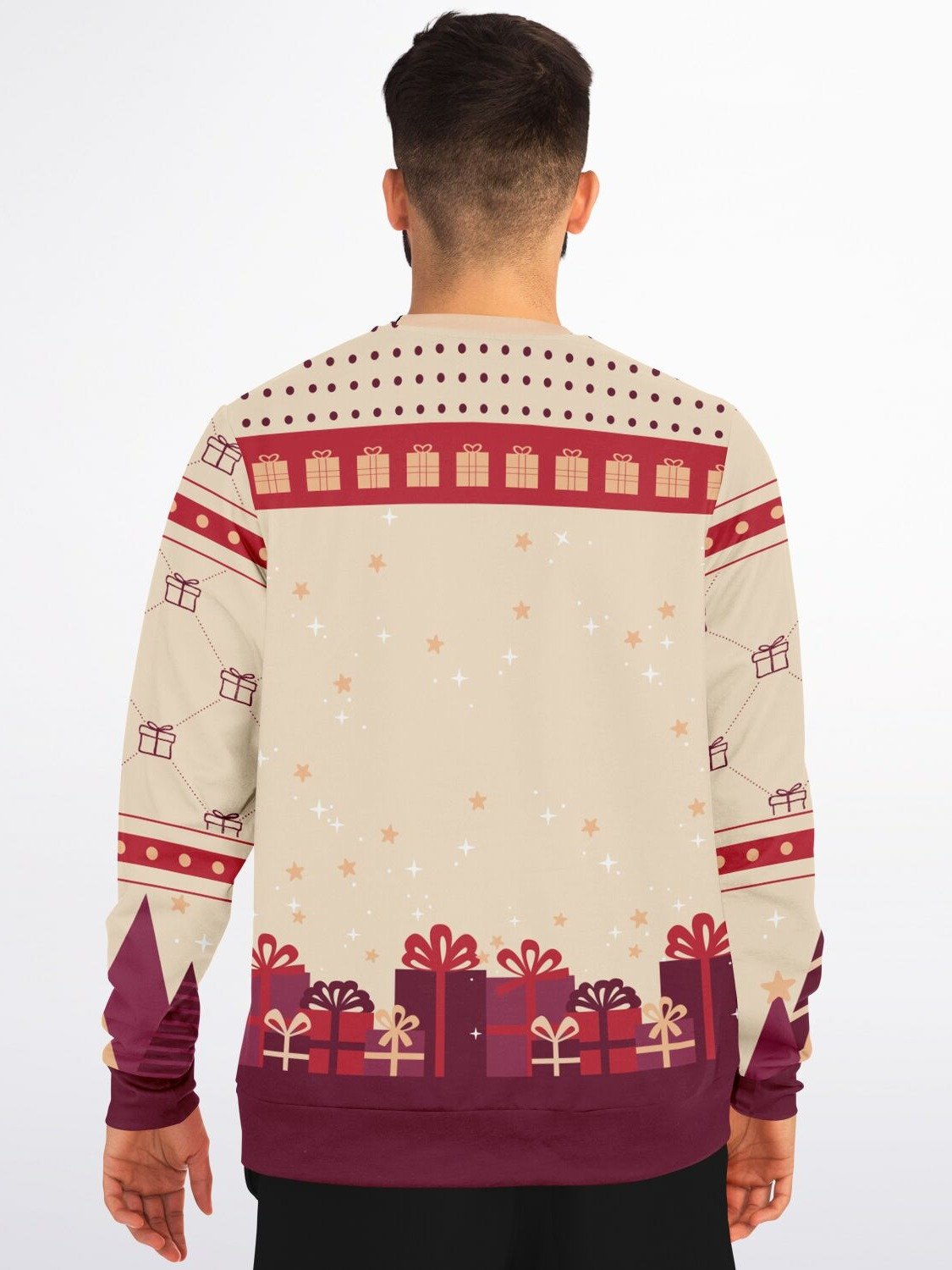 Naughty Santa Christmas Sweatshirt "I’m Laying On Your Present" | Funny Holiday Sweater for Parties | Playful & Festive Gift for Men & Women product image (6)